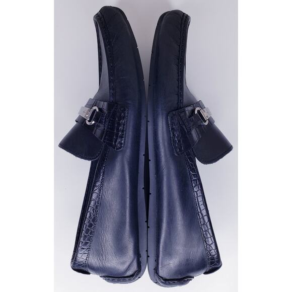 COLE HAAN Somerset Link Bit Loafers Black Leather Driving Shoes Men\'s Size 12M main image 4